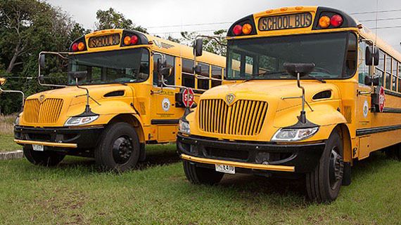 Bus service companies contracted by the state for public school transportation are short an estimated 87 drivers. (Hawaii Department of Education)