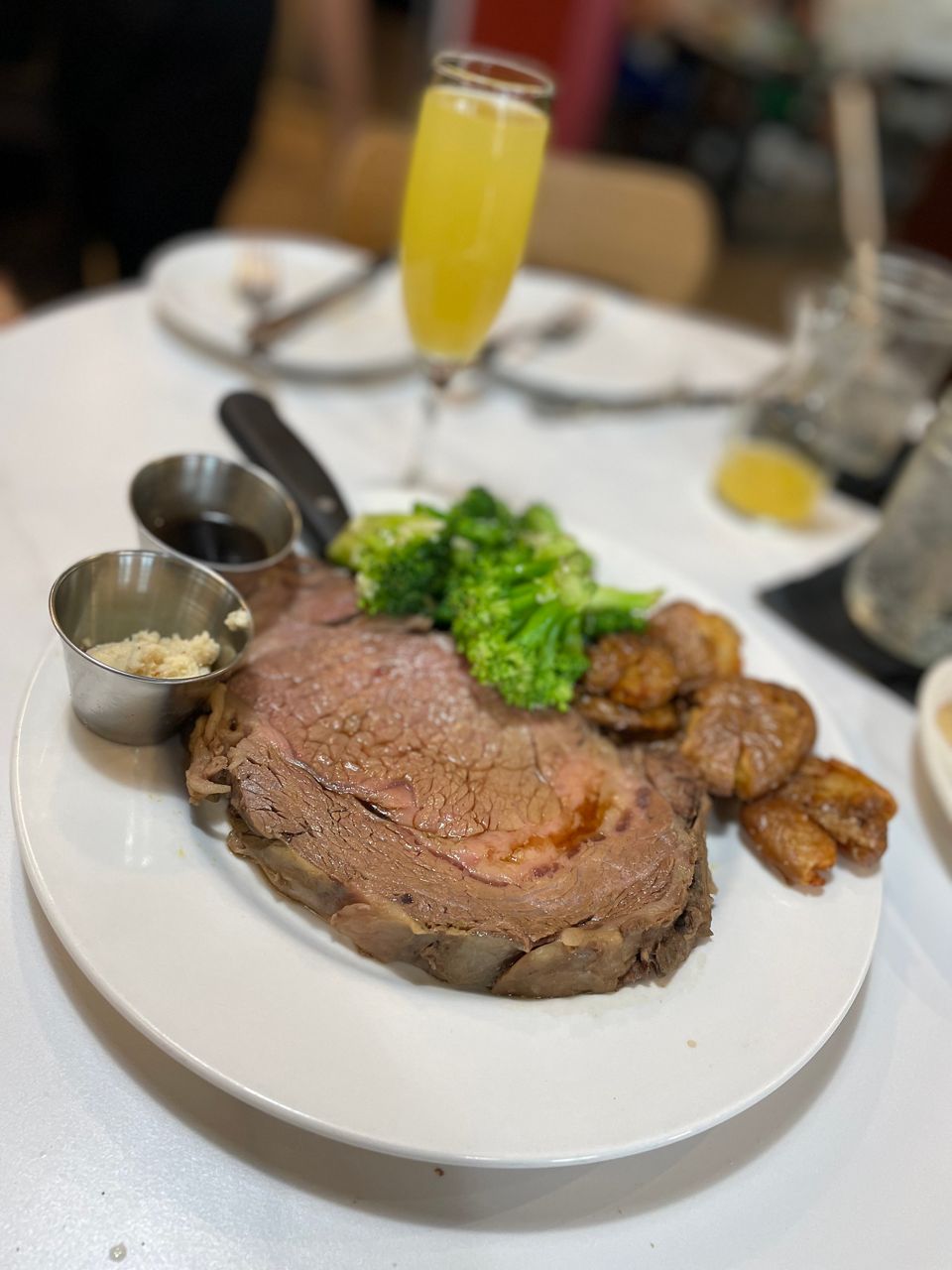 Scratch Kitchen and Meatery's smoked prime rib is available every Thursday.  (Spectrum News/Leann Vidal Thompson)