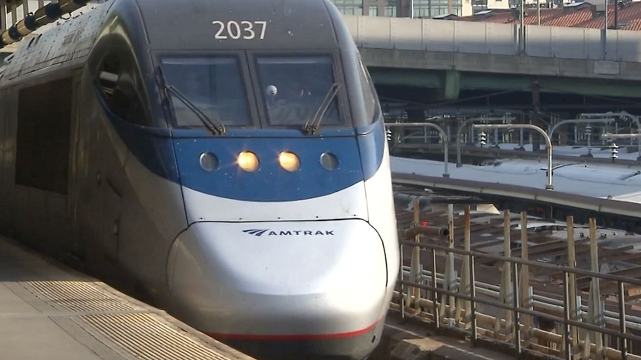 Amtrak train