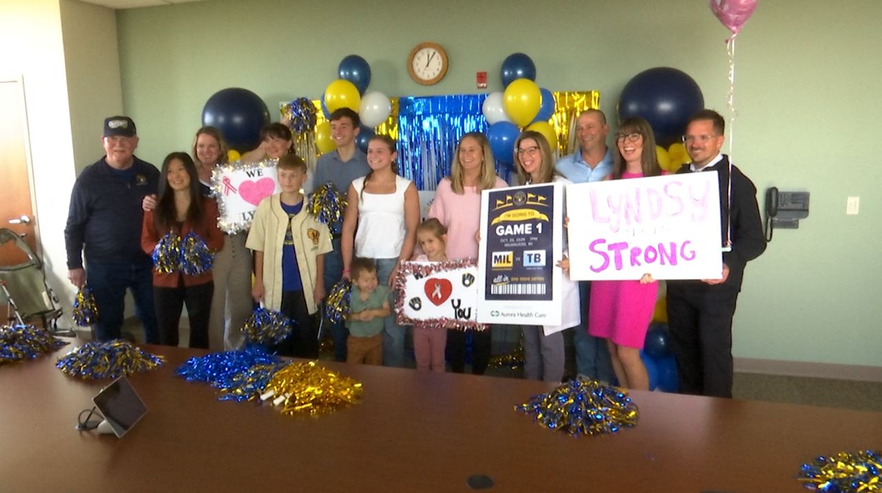 Aurora Health Care surprises cancer patient with Brewers World Series tickets