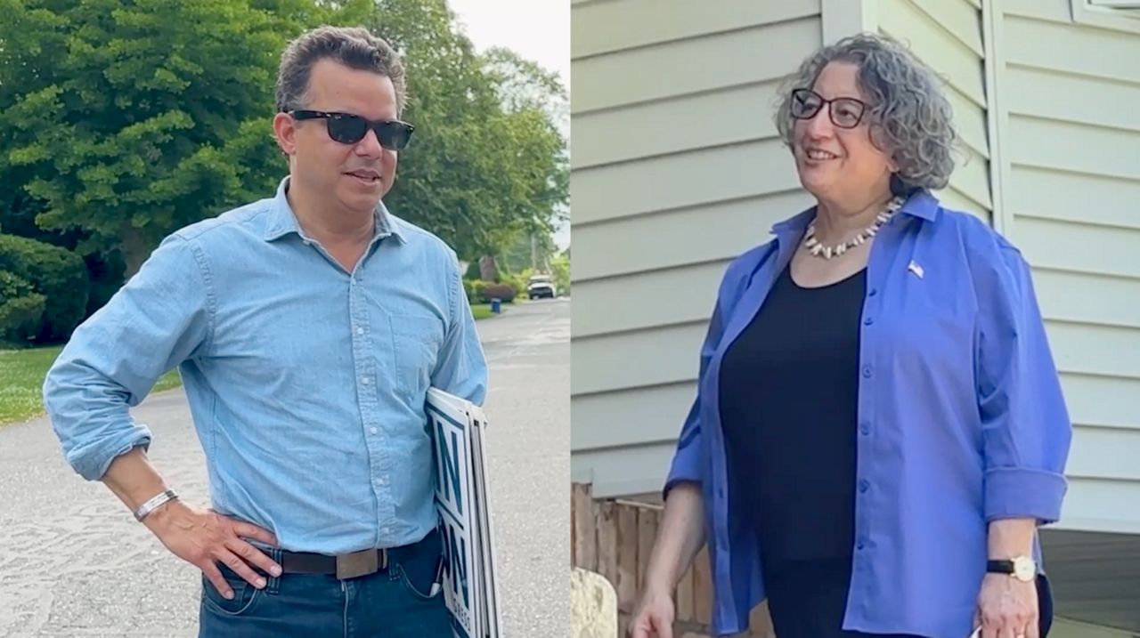 John Avlon, Nancy Goroff make their final pitches to voters in Long Island congressional race Photo