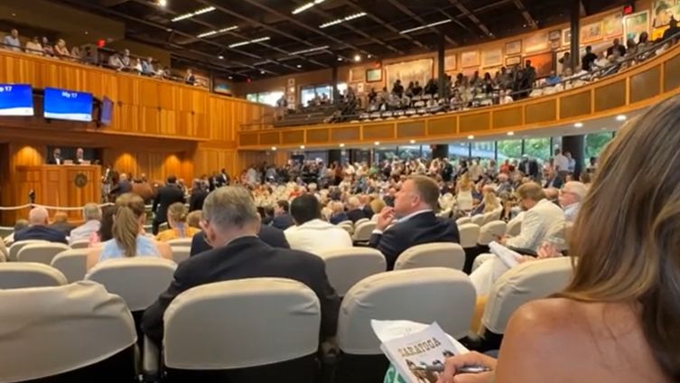 Shopping for a future champion at exclusive Saratoga horse sale