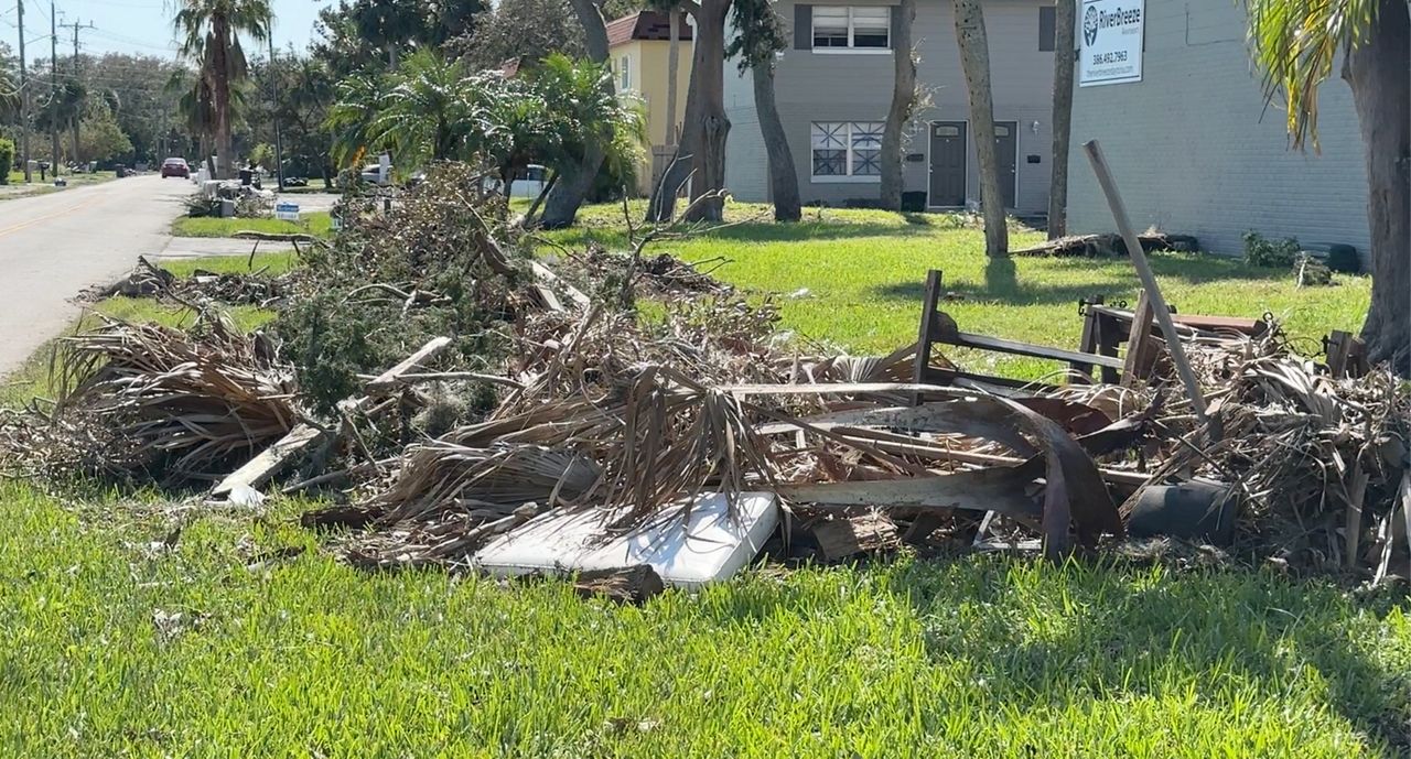 Volusia residents removing storm debris following Milton