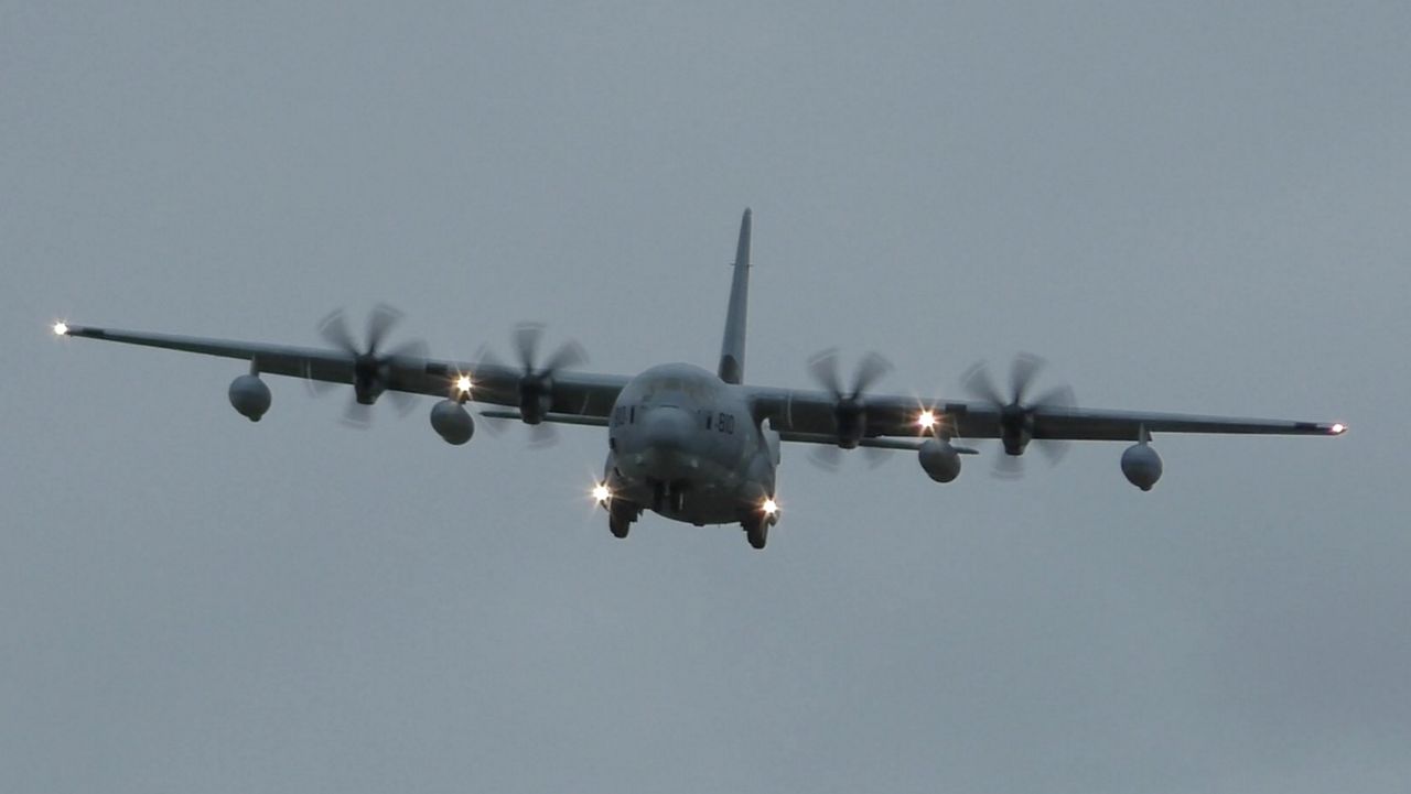U.S. Marine Corps aircraft. (Courtesy: Marshall) 