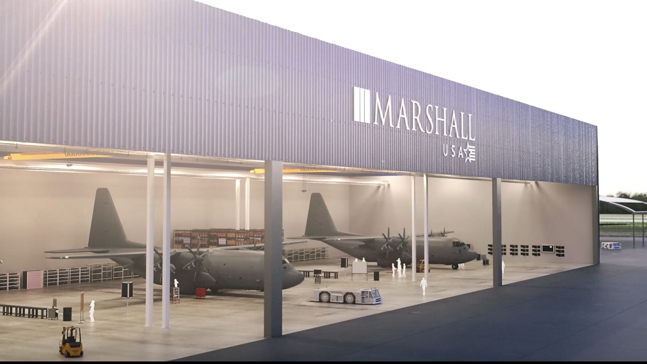 Rendering of the Marshall USA facility at PTI. (Courtesy: Marshall)