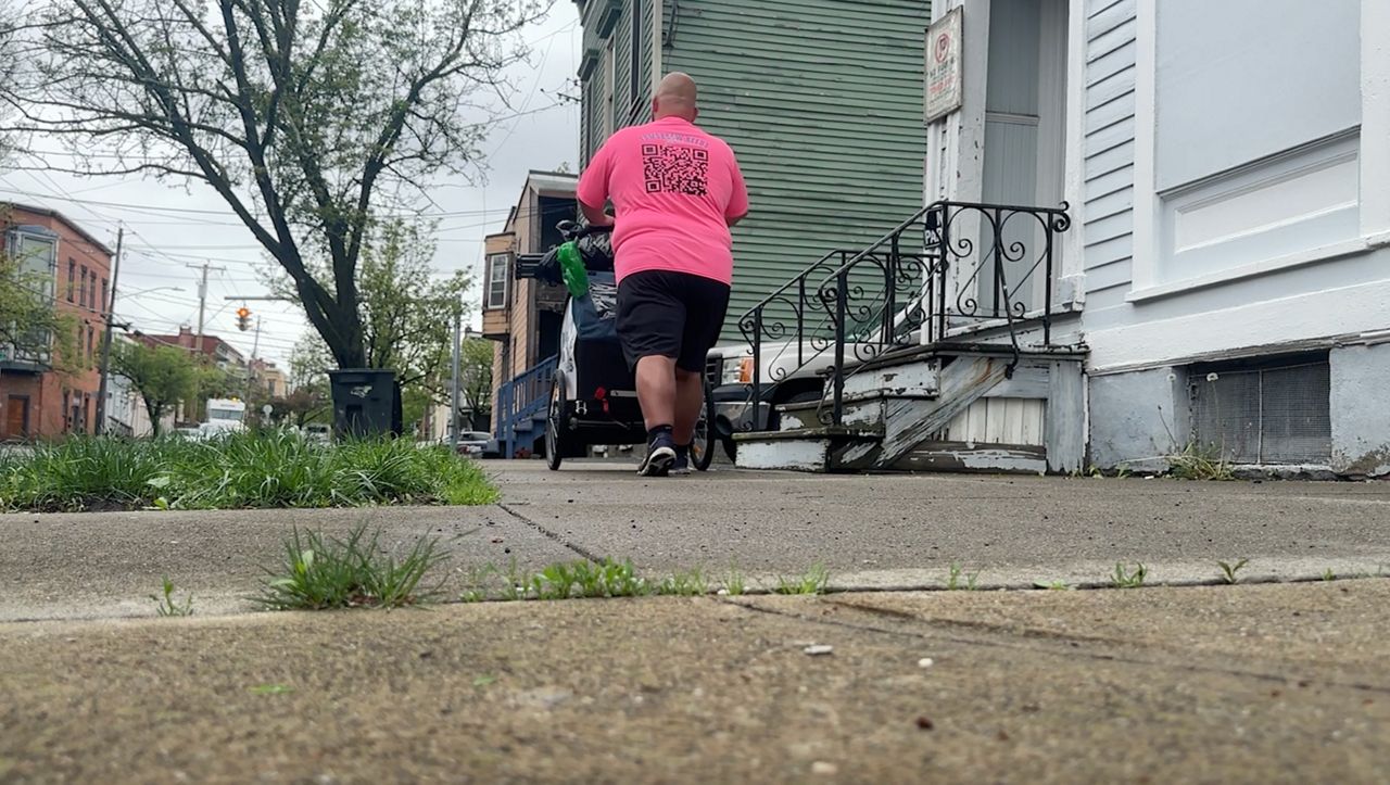 Man walking on a street 