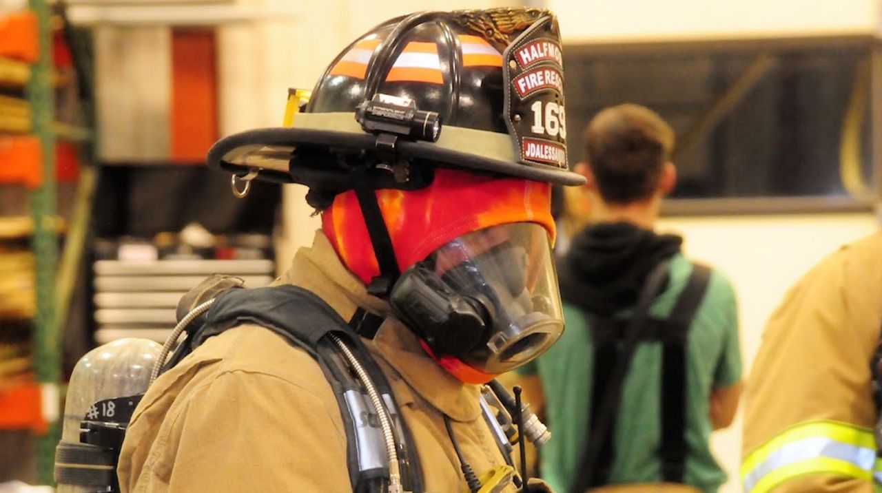 John D’Alessandro, a volunteer firefighter in Saratoga County and the secretary of the Firefighters Association of the State of New York, says that roughly 20 years ago, there were about 120,000 volunteers across the Empire State. (Courtesy of John D’Alessandro)