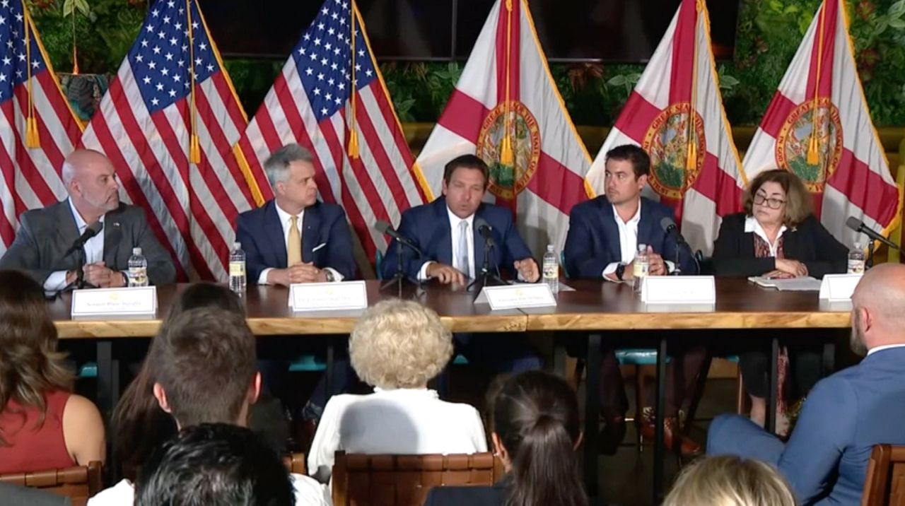 Gov. Ron DeSantis speaks Friday in Jacksonville regarding the budget stall (Bay News 9). 