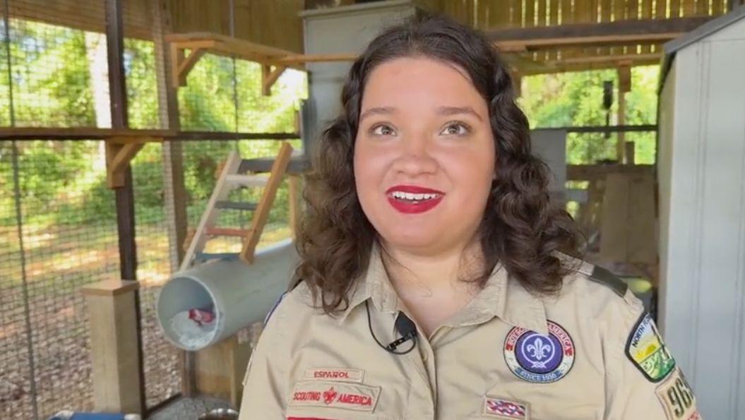 Everyday Hero and Eagle Scout Baylie Ayala.(Spectrum News)