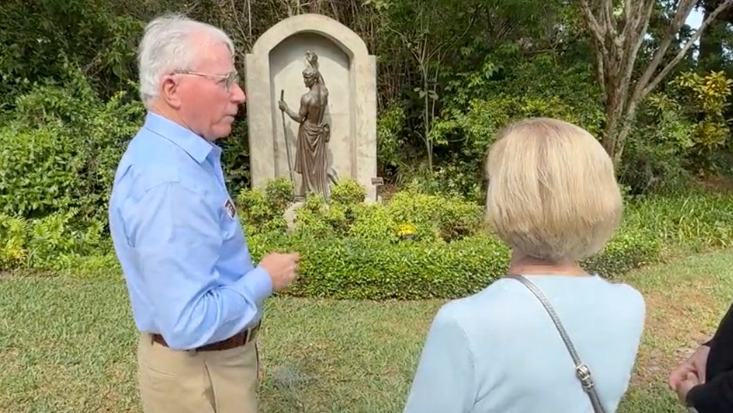 Polasek Museum Volunteer & Everyday Hero Marty Crean. (Spectrum News)