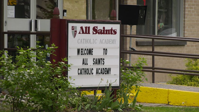 All Saints Catholic School will close at the ened of the school 24'-25' academic year. (Spectrum News 1/Spencer Conlin)