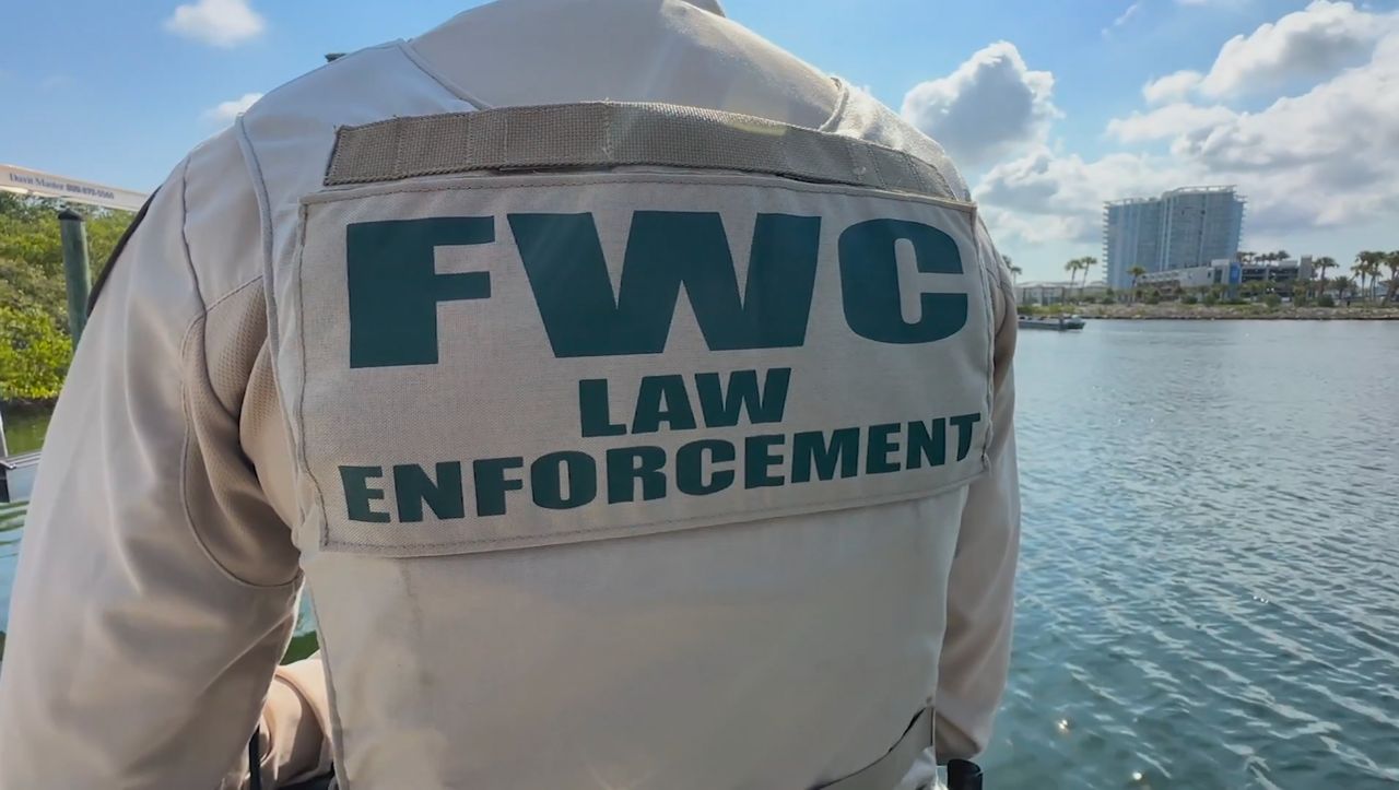 FWC has additional officers working Memorial Day weekend to patrol the waters of Tampa Bay (Angie Angers). 