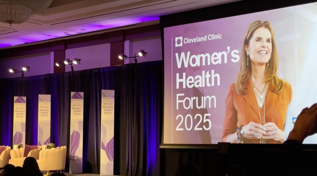 Maria Shriver was the keynote speaker at the Women's Health Forum hosted by the Cleveland Clinic. (Spectrum News / Kimberly Perez)