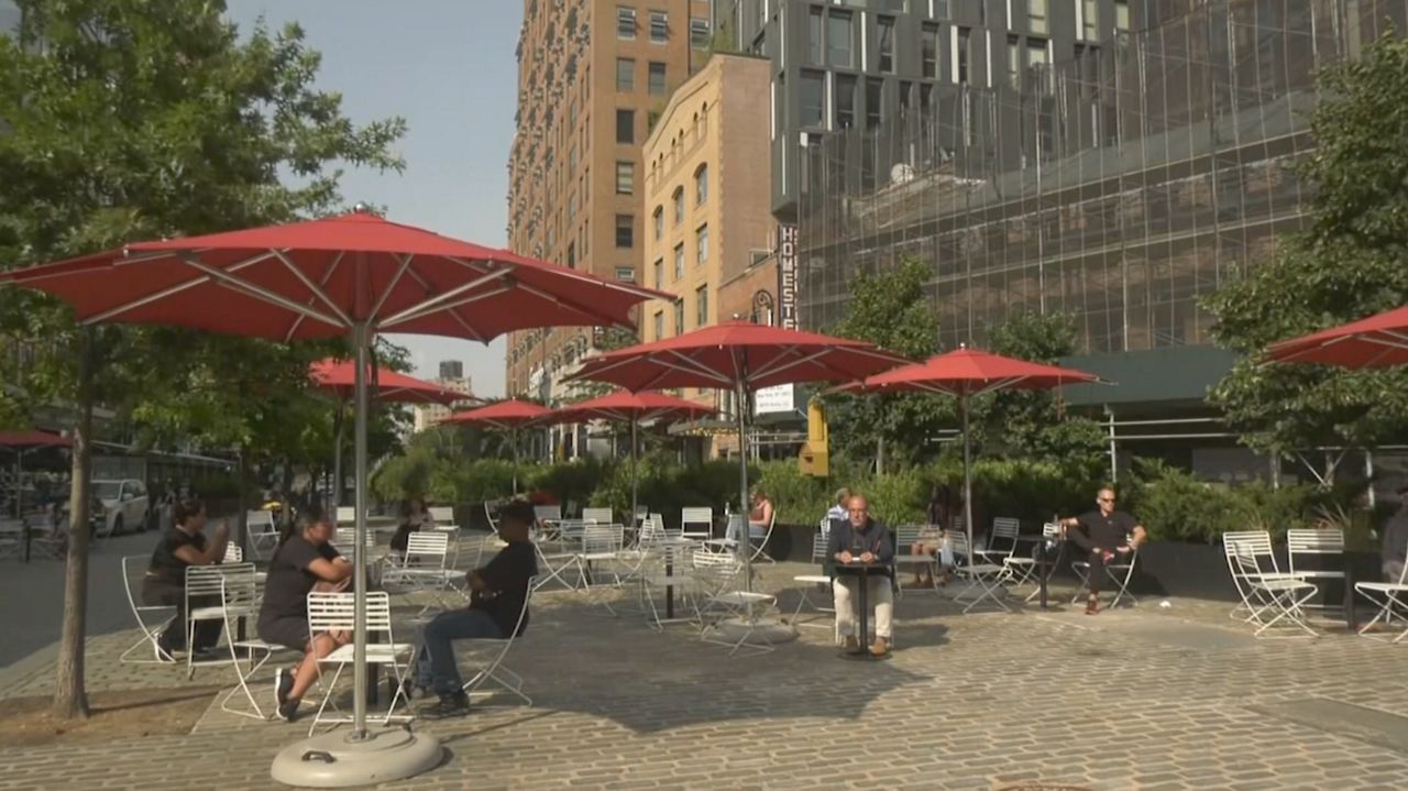 People, particularly older adults, should seek shade on hot days and try to limit being outdoors between 10 a.m. and 2 p.m., when it's hottest out.