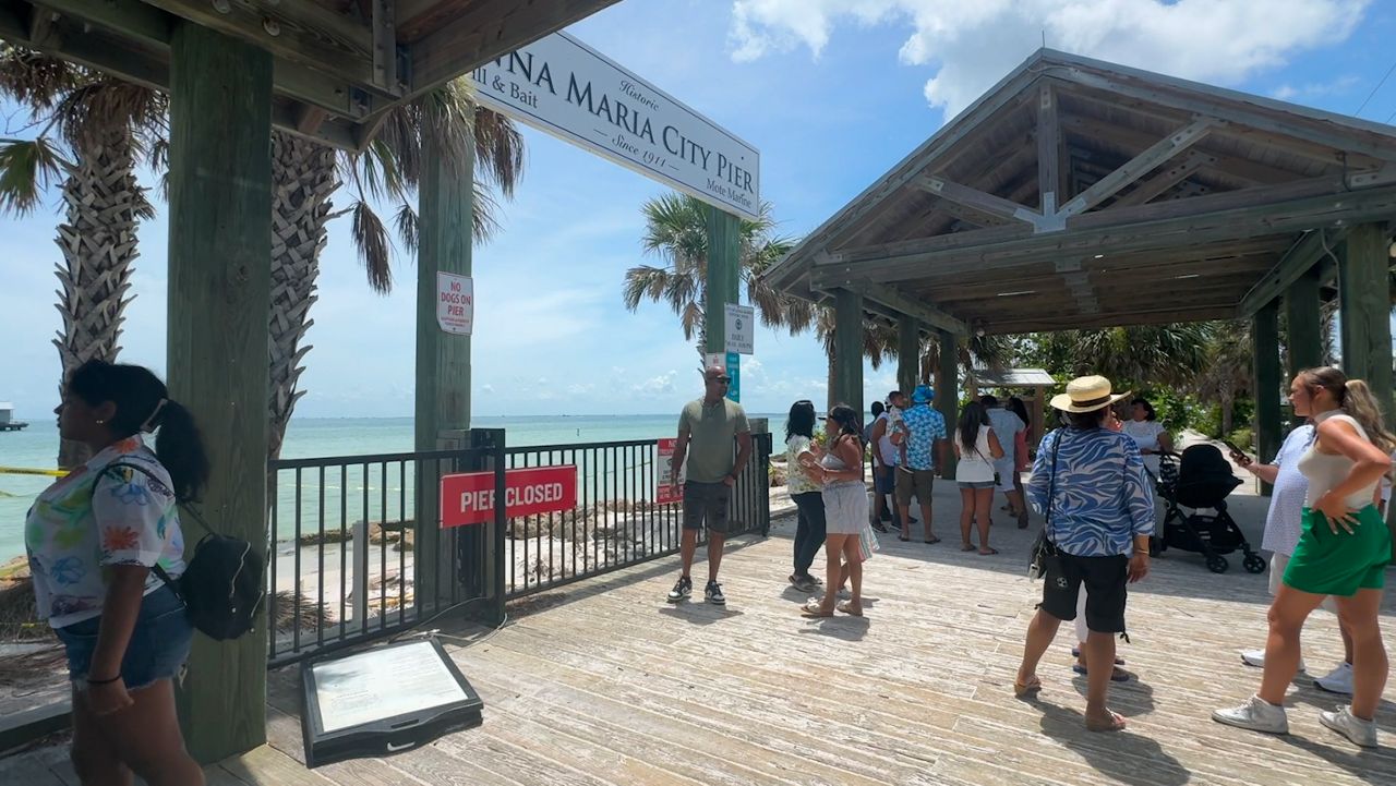 Officials say the state budget allocated $1.2 million in funding toward rebuilding the entire Anna Maria City Pier. (Spectrum Bay News 9)