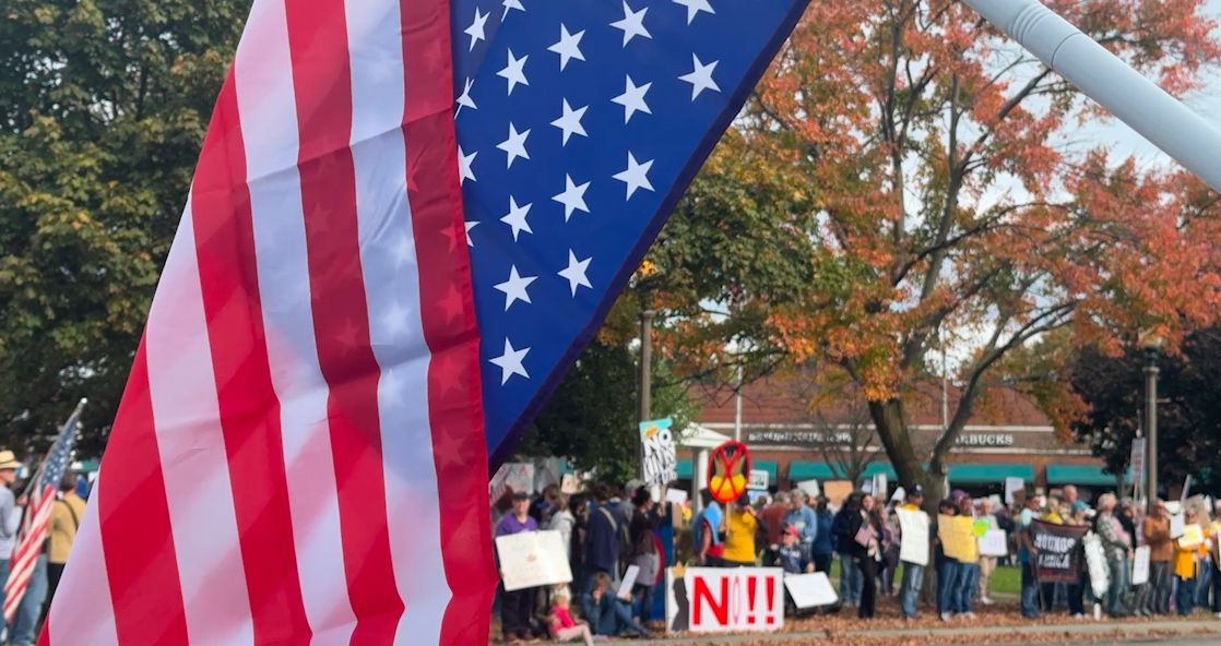 Thousands gather for the second wave of ‘No Kings’ rallies across New York