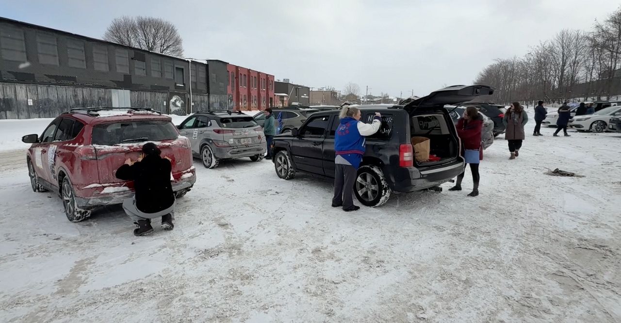 Anti-ICE protesters take to the street, but not by foot