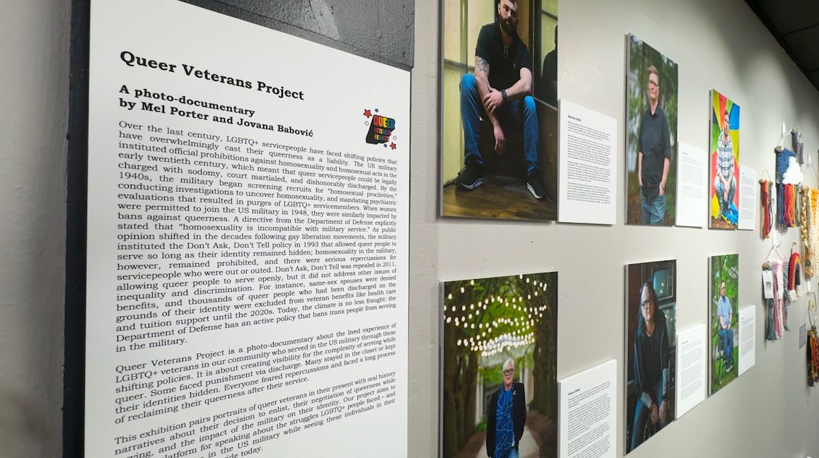 Veterans share struggles between duty and identity as part of Queer Veterans Project
