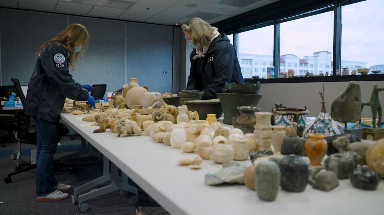 Tampa agents analyze largest seizure of artifacts in Homeland Security history