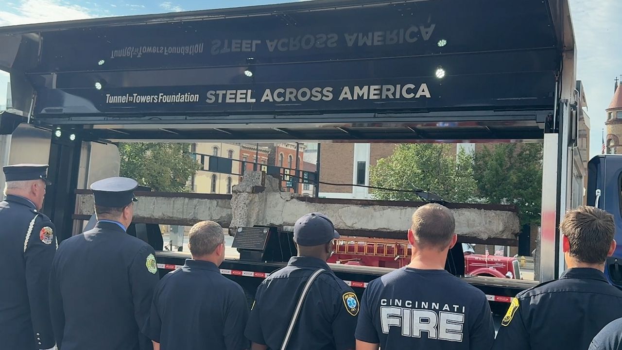 Cincinnati firefighters teamed up with the Tunnel to Towers Foundation