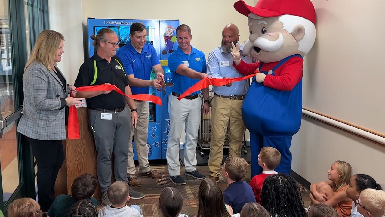 Ridgeway Elementary School adds new book vending machine