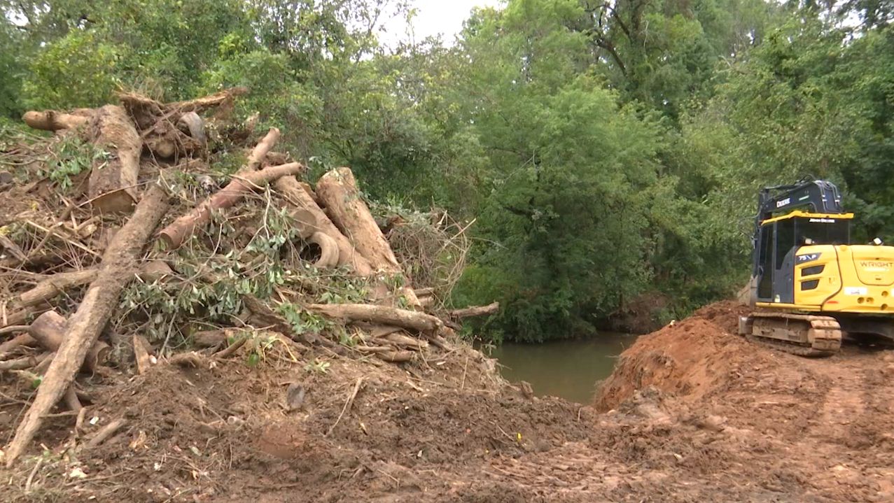 Reedy River Hurricane Helene debris removal
