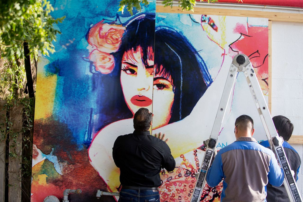 New Selena mural graces slain singer's Texas neighborhood