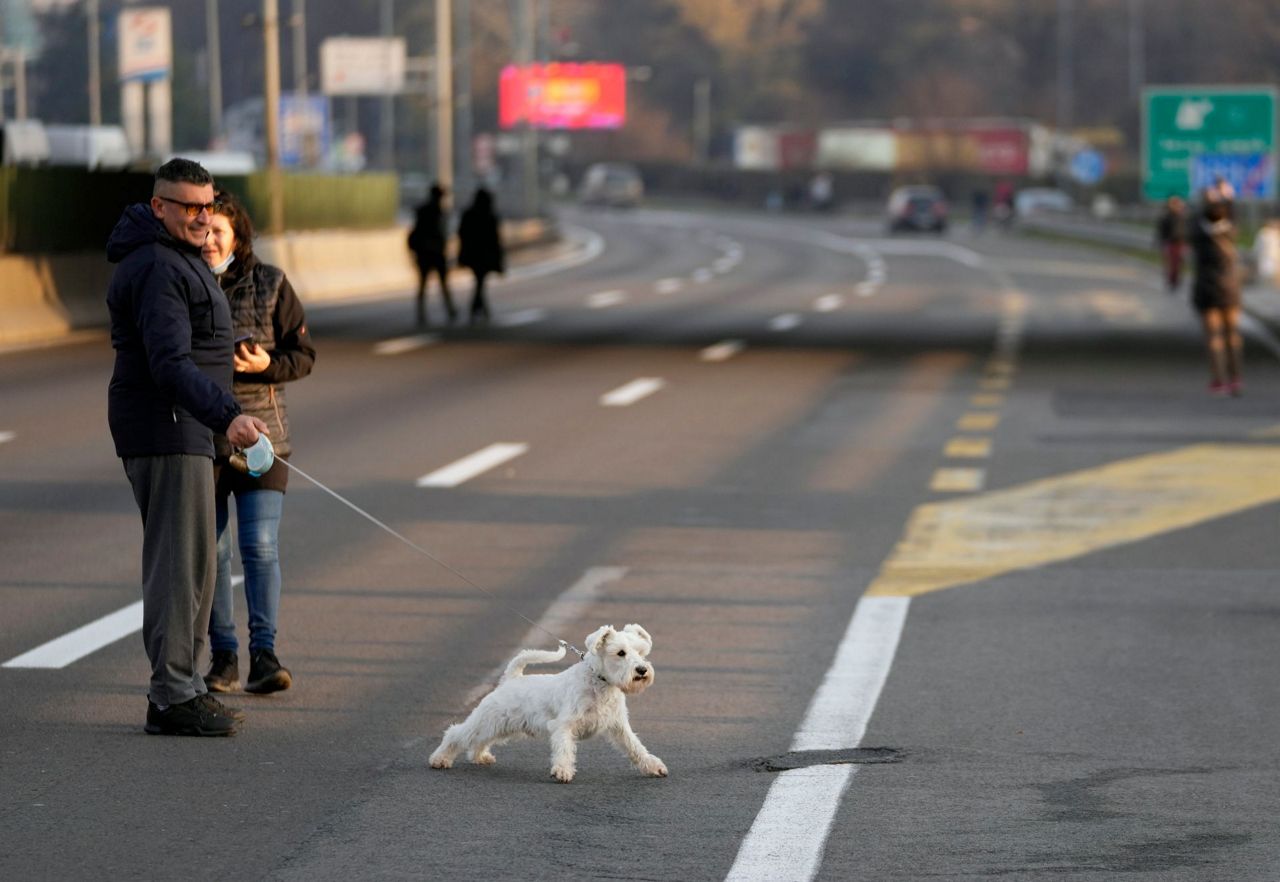 Protesters block roads in Serbia to criticize mining plans