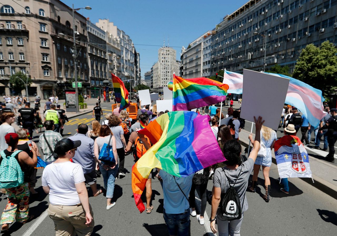 Thousands join gay pride parades around the world