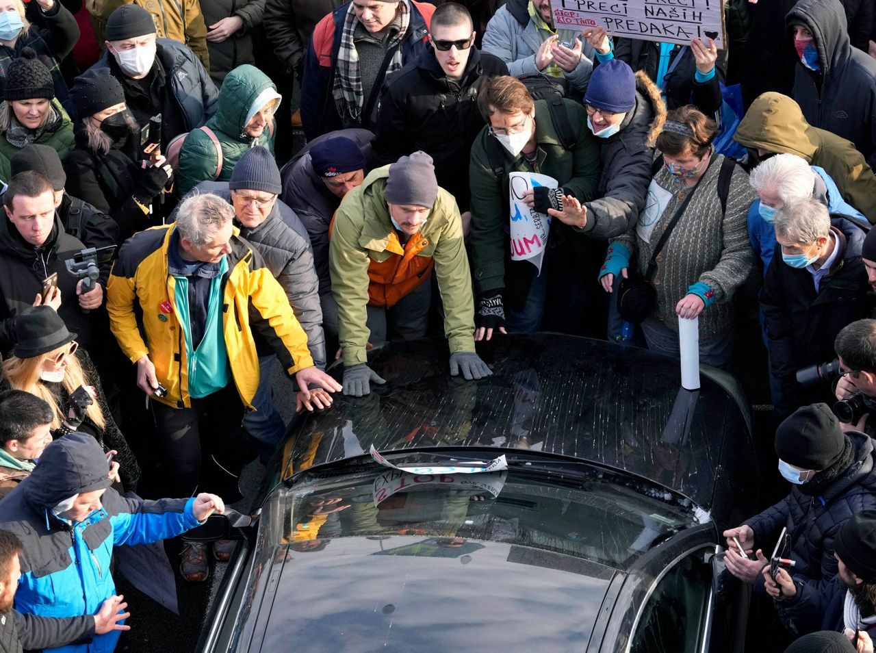 Serbian environmental protesters reject lithium mining plans
