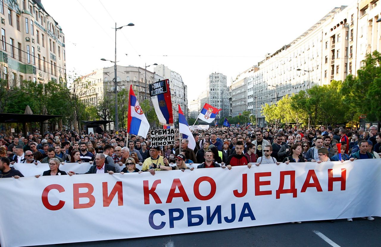 Anti-govt Protests Resume Against Serbia's Populist Leader