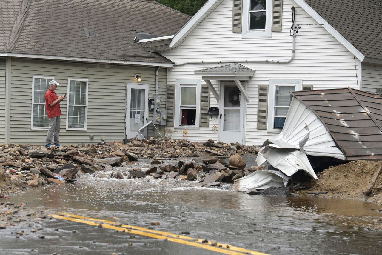 Heavy rain brings flash flooding in parts of Massachusetts and Rhode Island