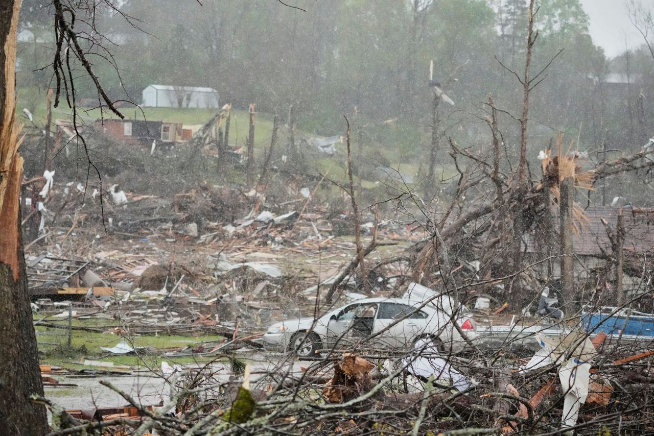 Violent storms cut through the South and Midwest, spawning tornadoes ...