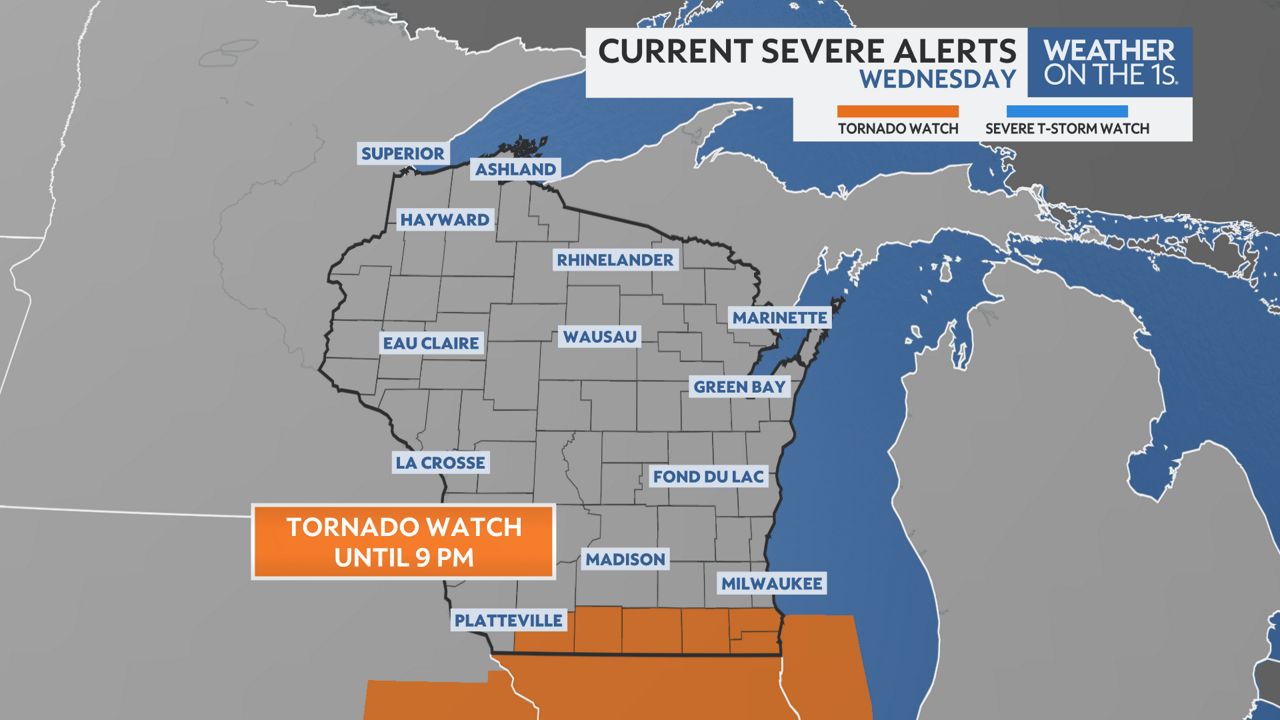Multiple rounds of severe weather through Thursday