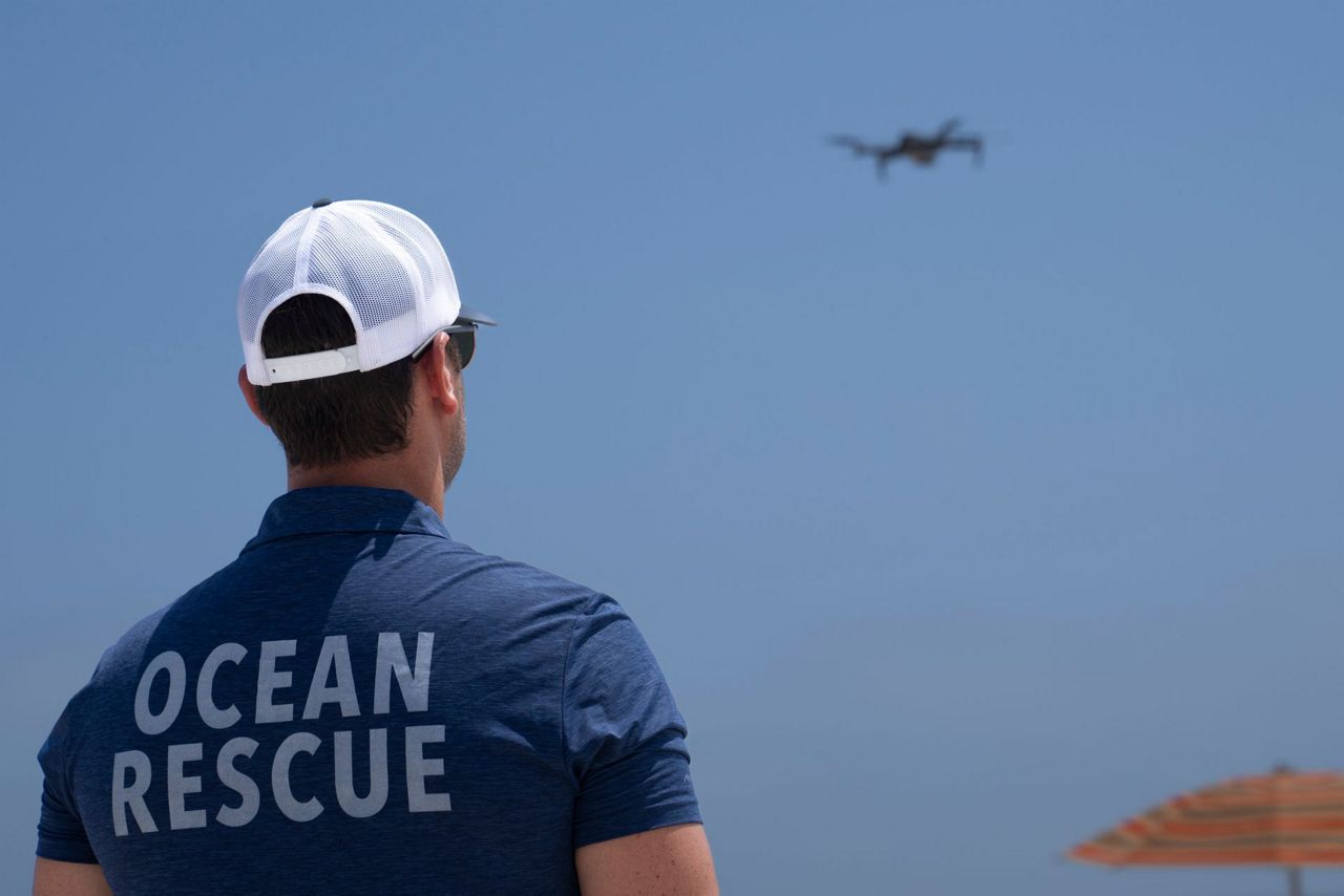 Drones Sweep For Sharks Along New York's Coast During Rise In ...