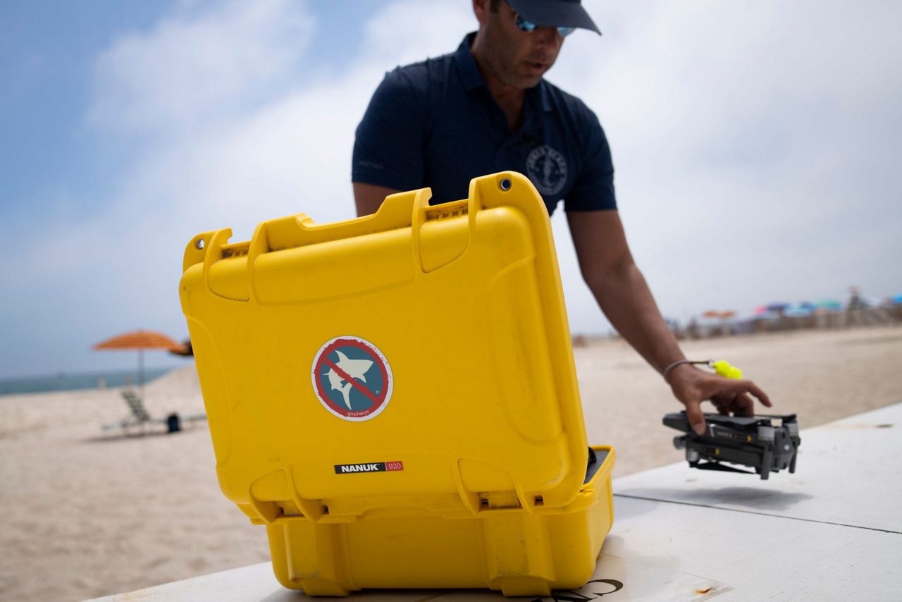 Drones Sweep For Sharks Along New York's Coast During Rise In ...