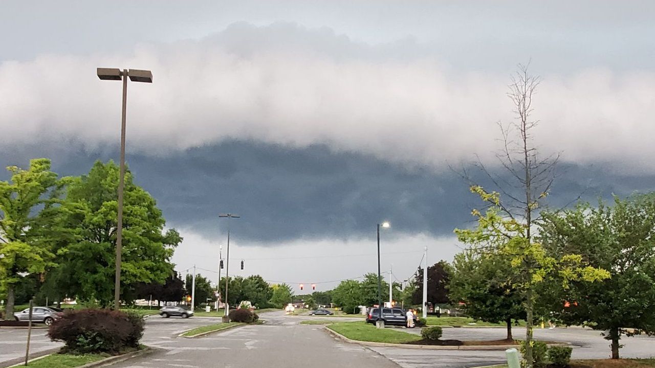 Thunderstorm clouds