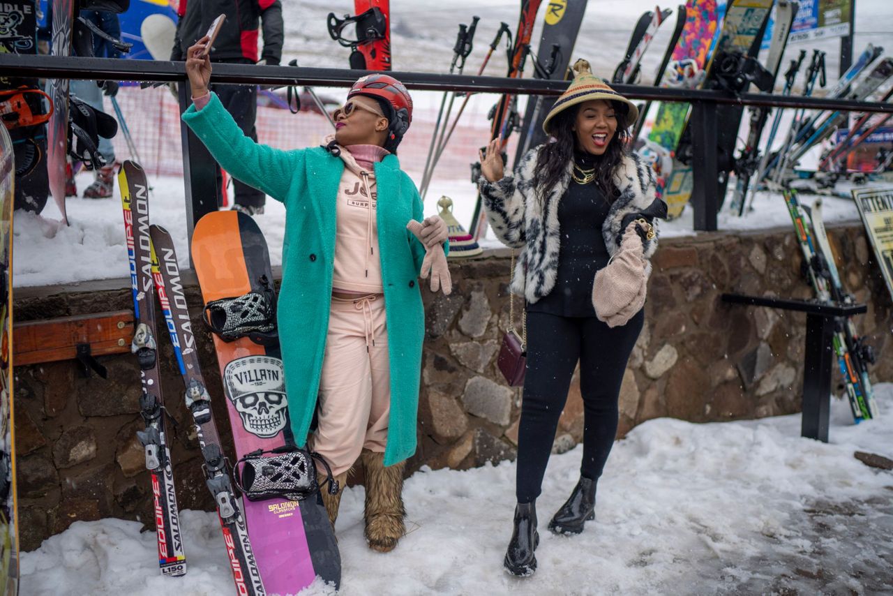 Tiny African kingdom has skiing as Europe sweats summer heat