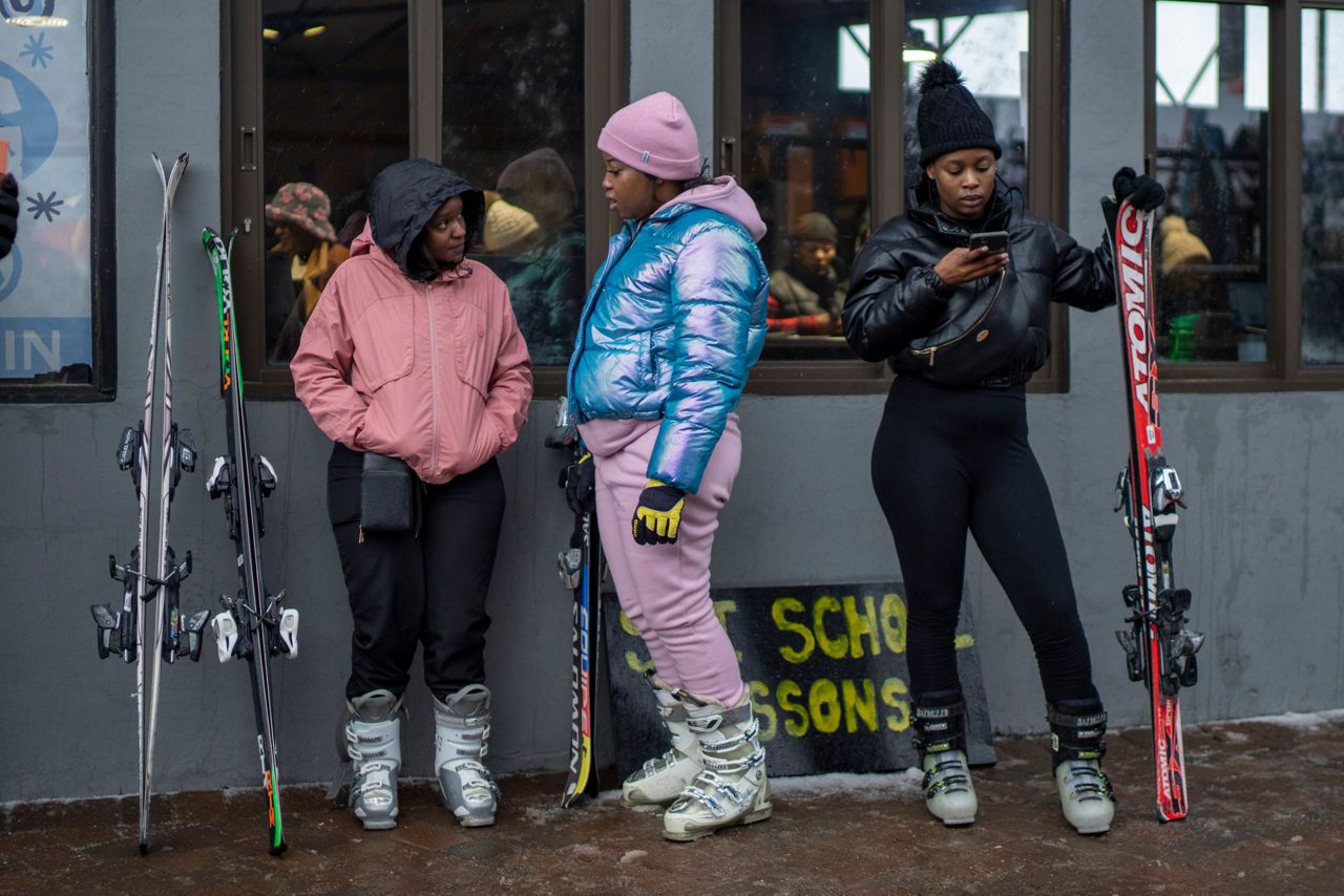 Tiny African kingdom has skiing as Europe sweats summer heat