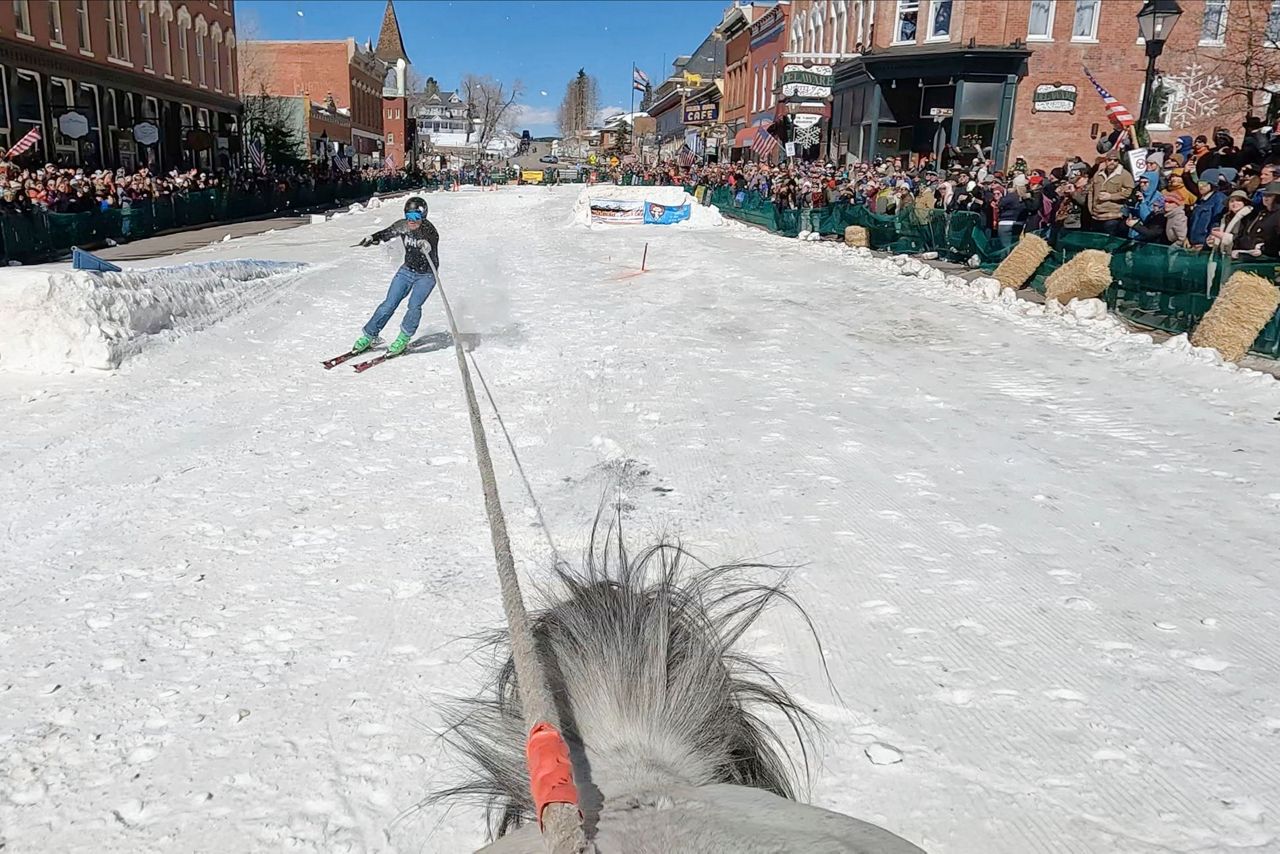 What do you get when you cross rodeo with skiing? The wild and wacky ...
