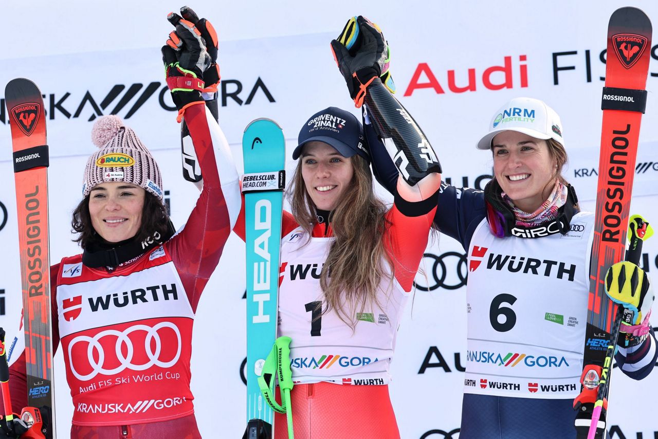 Swiss skier Rast dedicates her 1st World Cup GS win to victims of Crans ...