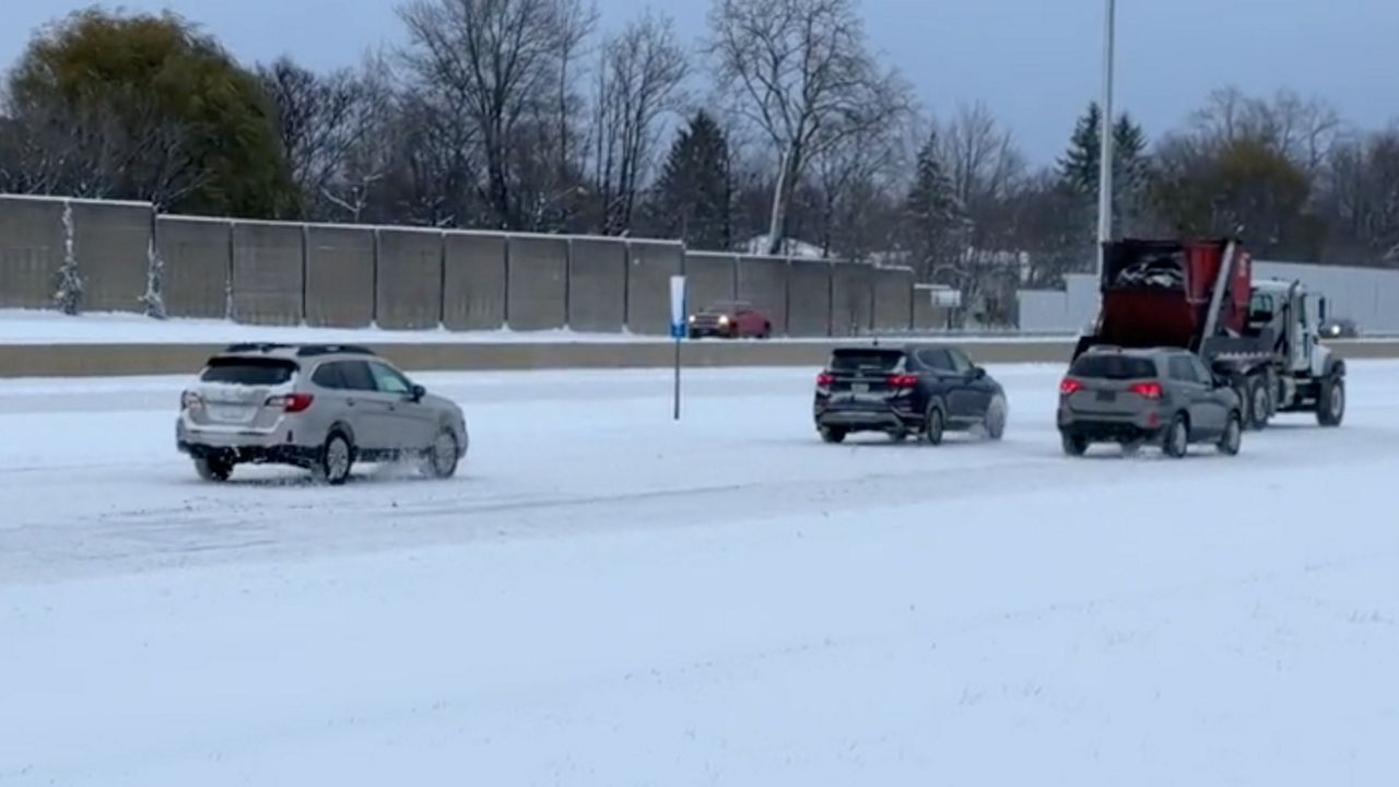 Snowy road