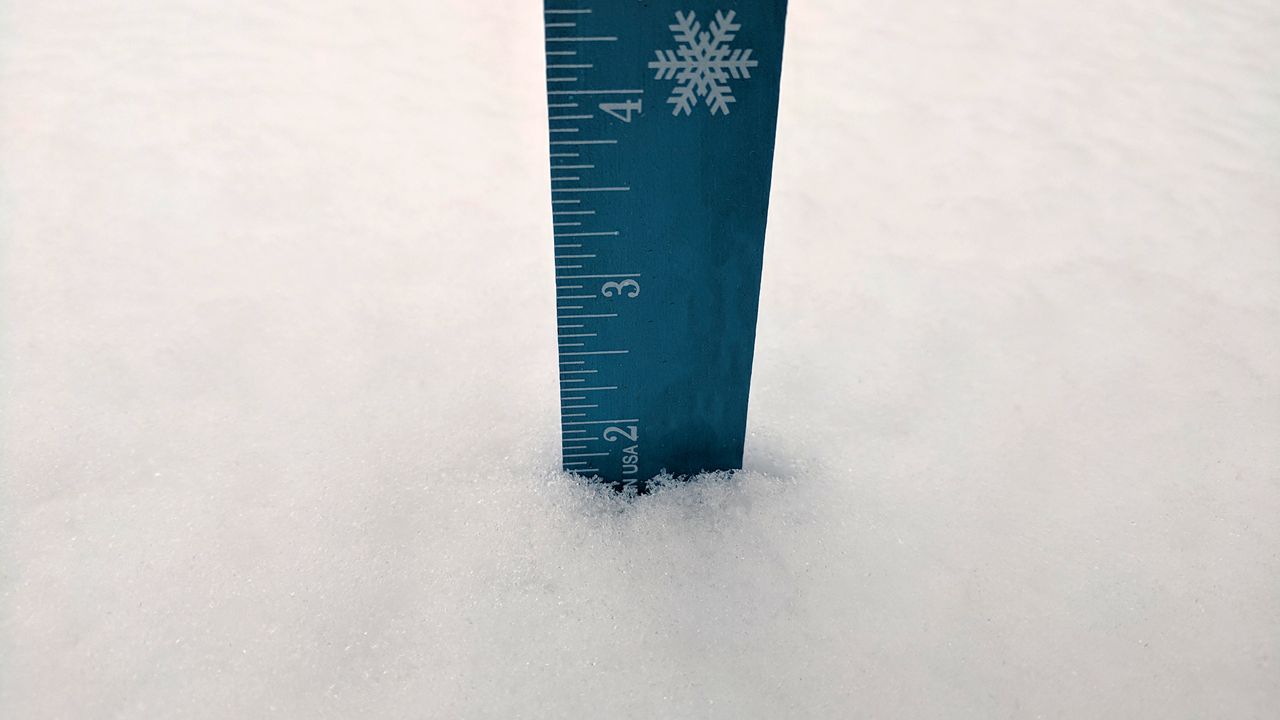 How to measure snow