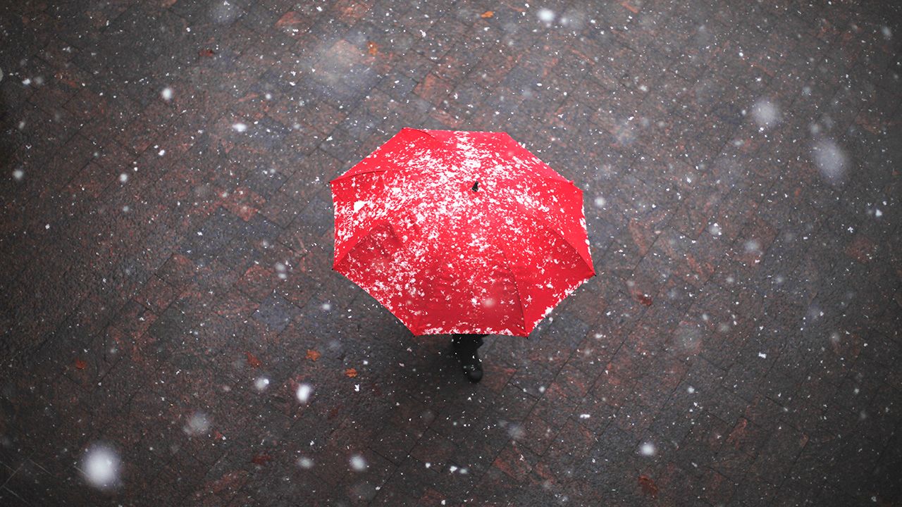 Snow umbrella