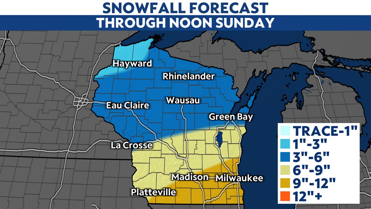 Winter storm impacts Wisconsin