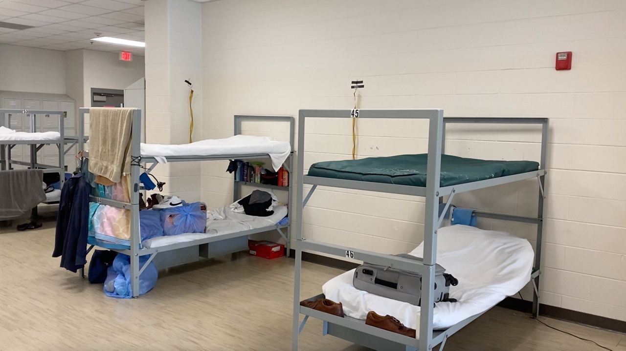 A dormitory at the South Wilmington Street Center in Raleigh.