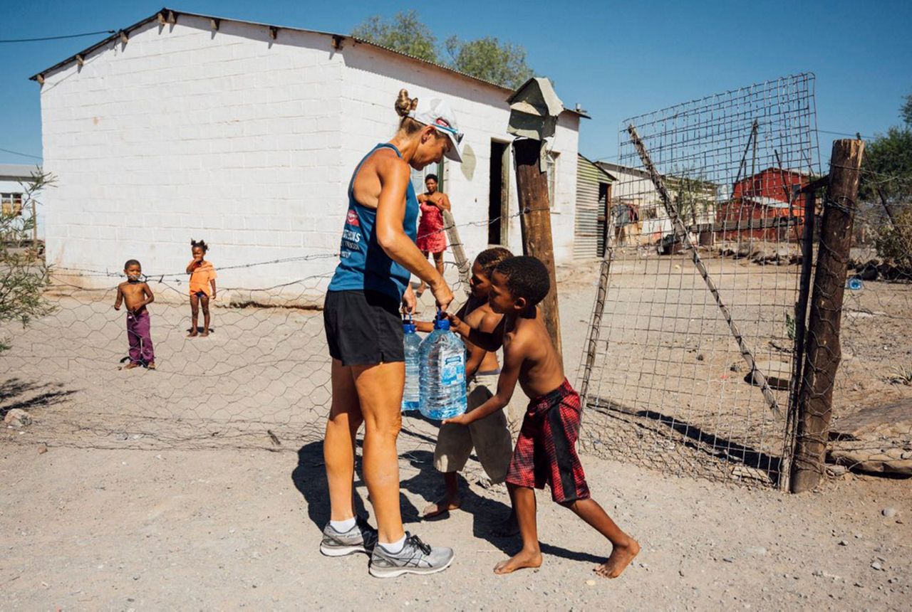 Water advocate, injured, aims for 100 marathons in 100 days