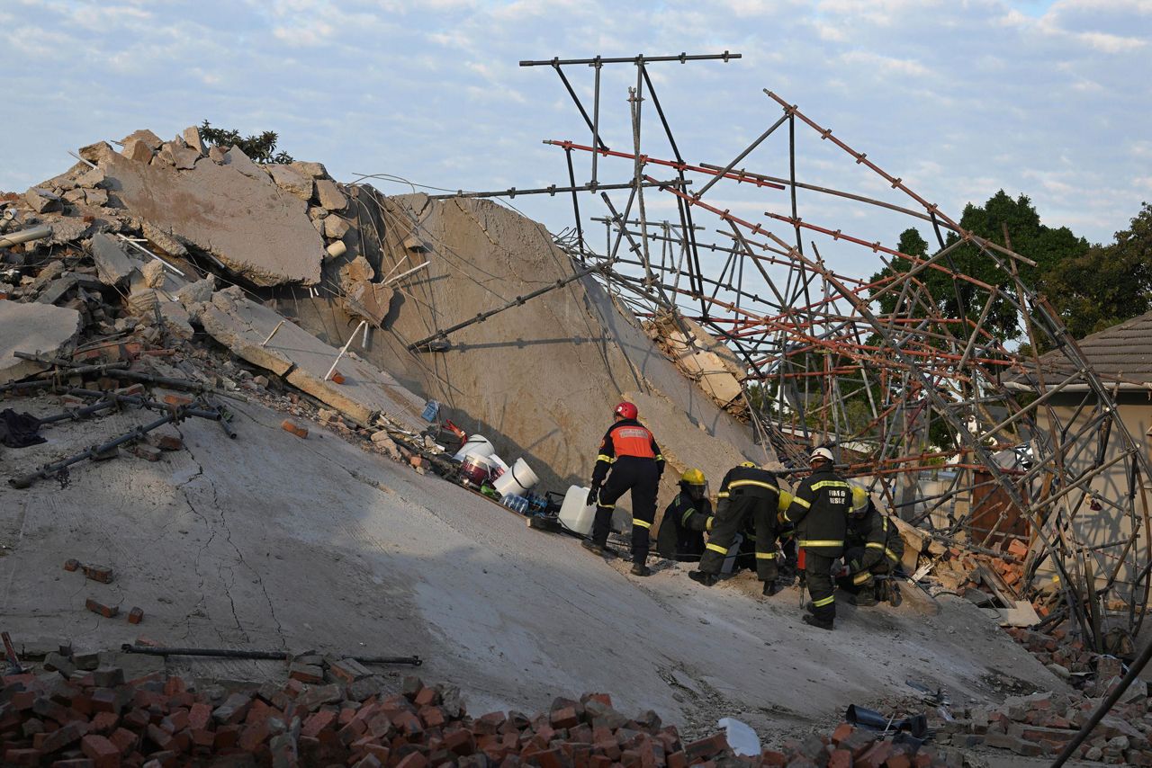 5 workers dead, 49 still missing after a building under construction ...