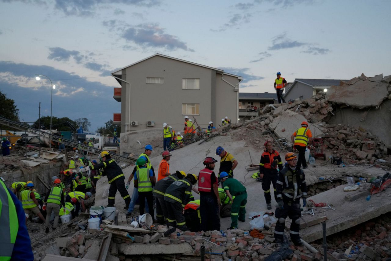 5 workers dead, 49 still missing after a building under construction ...
