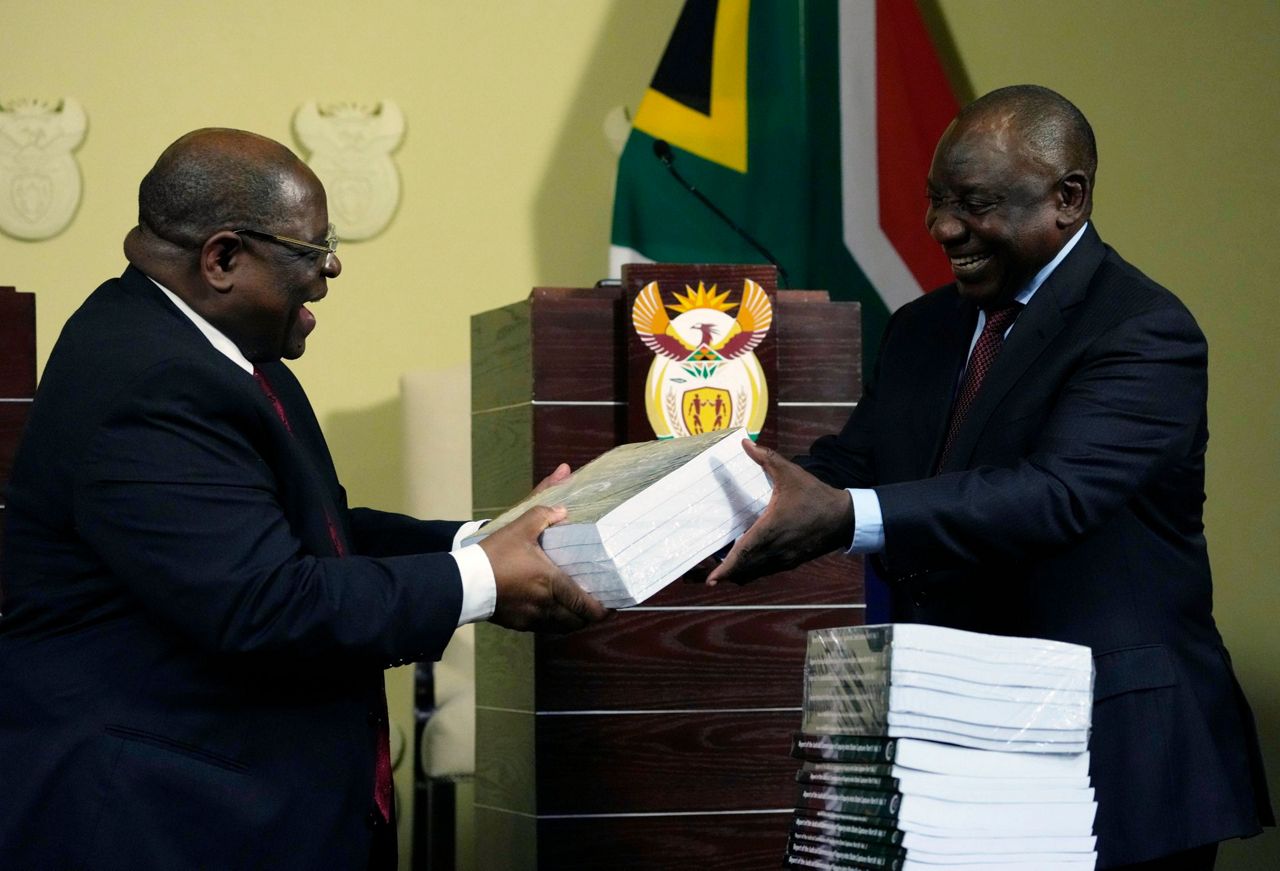 South African leader gets final chapter of corruption report